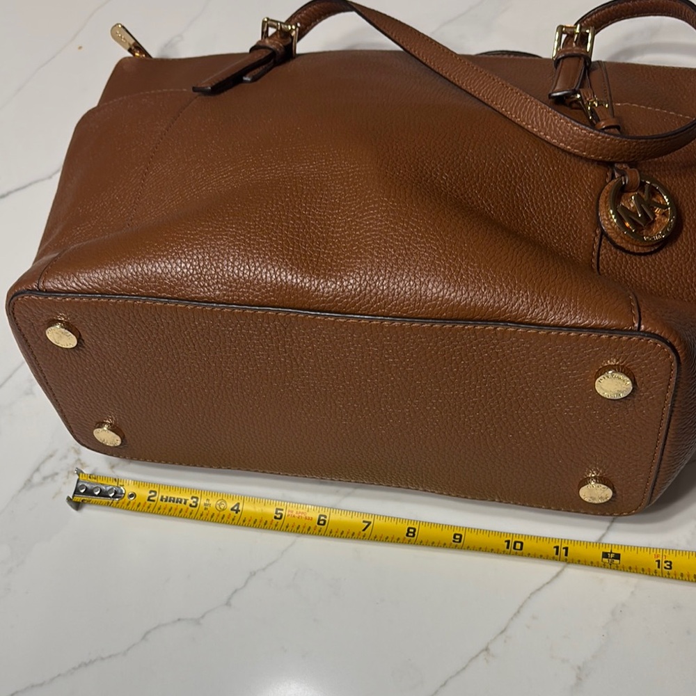 Michael Kors Brown Saffiano Leather Tote - Picture 8 of 17